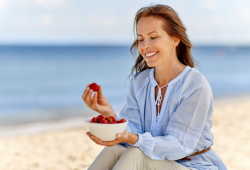 Qual a forma segura para se alimentar na praia?