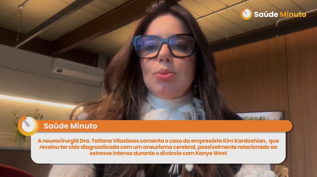 Kim Kardashian tem aneurisma cerebral? Dra. Tatiana Vilasboas explica.