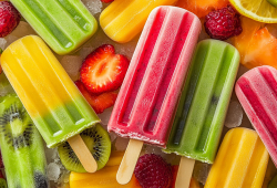 Picolés mais nutritivos e menos calóricos