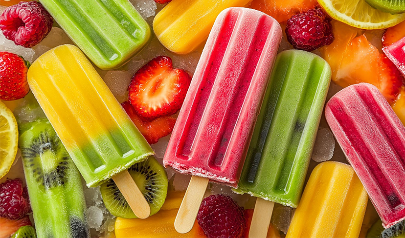 Picolés mais nutritivos e menos calóricos