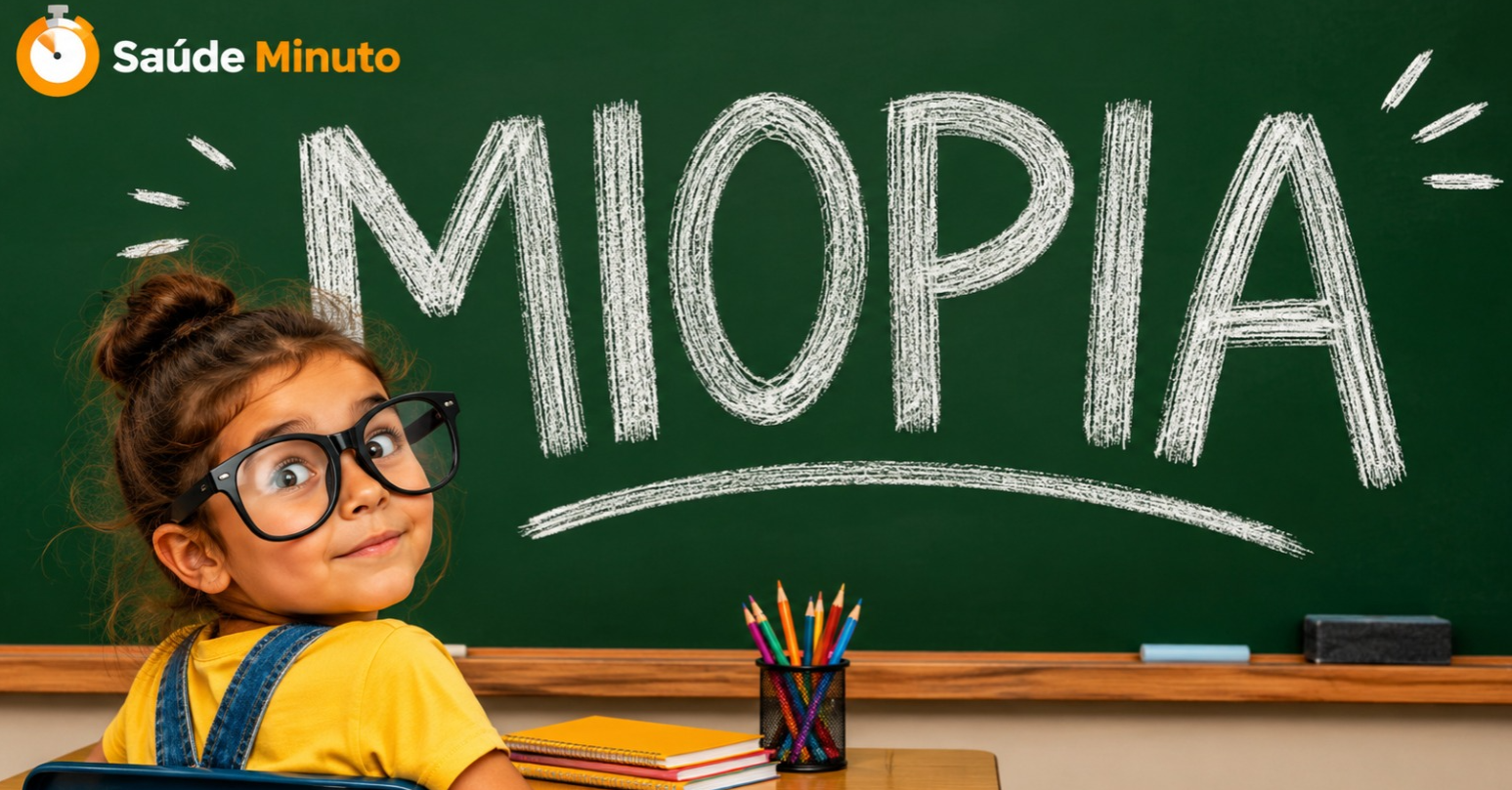 MIOPIA PODE CAUSAR COMPLICAÇÕES GRAVES. FIQUE DE OLHO