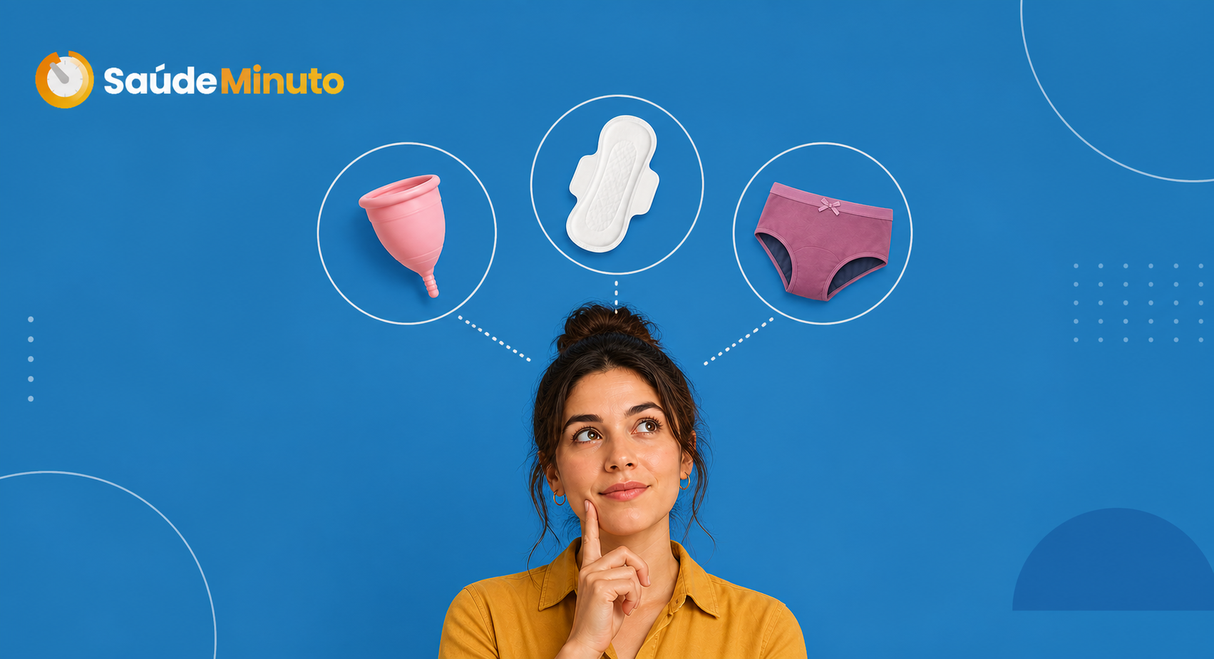 Absorvente, coletor ou calcinha menstrual: qual impacta mais na saúde íntima?