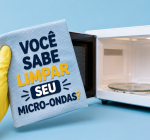 Você limpa o micro-ondas com que frequência?
