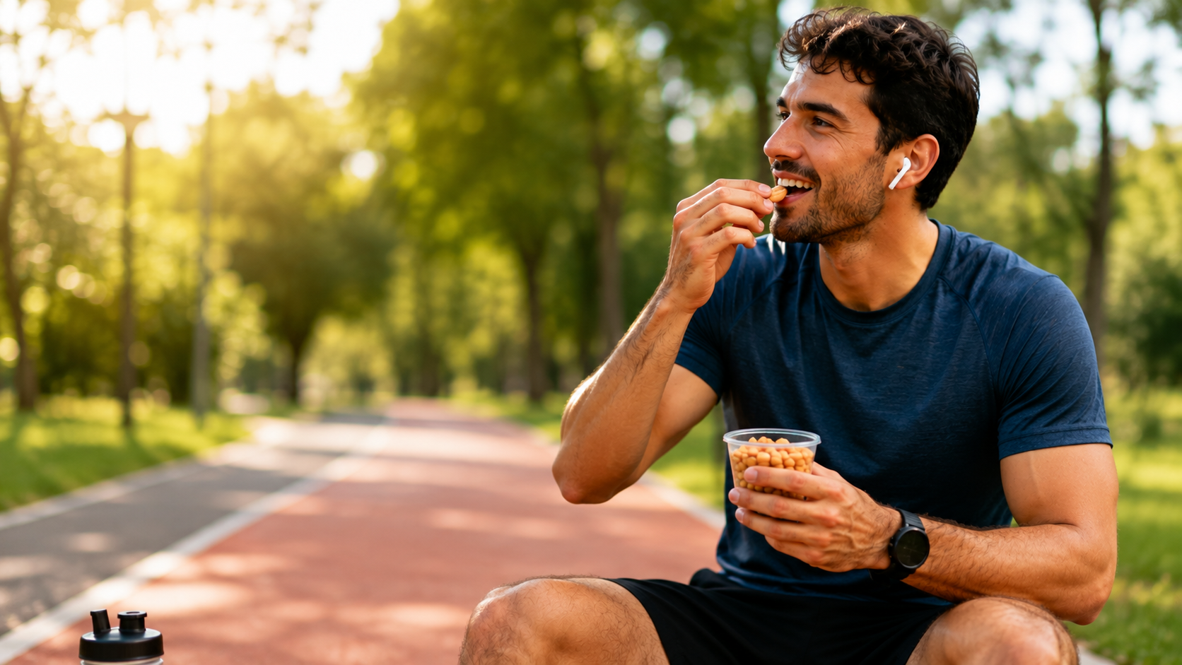 Amendoim antes ou depois da corrida? O momento de comer faz diferença