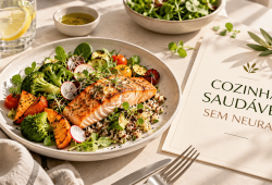 Cozinha saudável sem neuras: dá para comer bem sem virar refém da alimentação perfeita?
